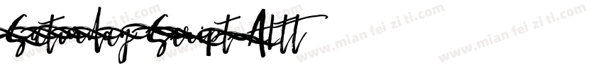 Saturday Script Alt1字体转换